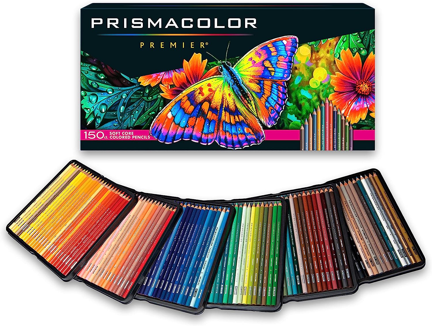 230527223610233_1 Prismacolor Premier Colored Pencils | Art Supplies for Drawing, Sketching, Adult Coloring | Soft Core Color Pencils, 150 Pack - Image 1